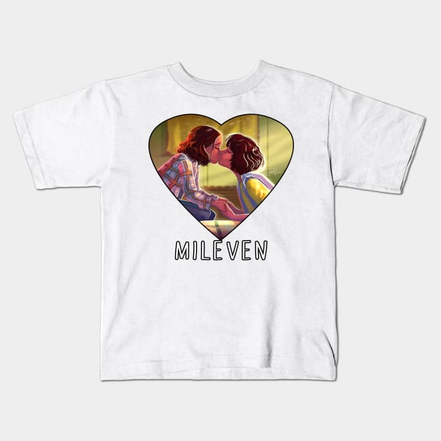 MILEVEN4 Kids T-Shirt by joseramos